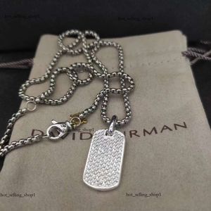 Fashion DY Men's Necklace David Yurma Necklace For Woman Designer Jewelry Silver Vintage X Shaped Mens Luxury Jewelry Women Man Boy Lady Gift Party High Quality 852