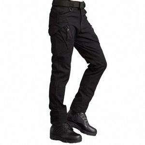 uomini Primavera Autunno Combattimento Impermeabile Cam Arrampicata Trekking Tattico Trekking Pantaloni Militari Caccia Cam Army Pantaloni S-6XL i2D0 #