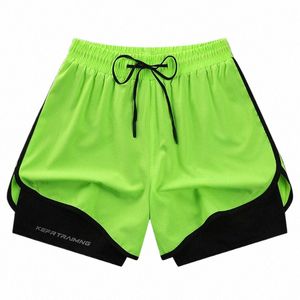 Herren bedruckte Gym-Shorts, Sommer-Outdoor-atmungsaktive Sport-Shorts mit versteckten Taschen, normale Passform, Kordelzug, lässige Shorts i8Gq #