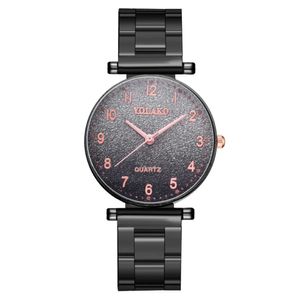 Fashion Digital Gradient Women's Steel Band Quartz Watch