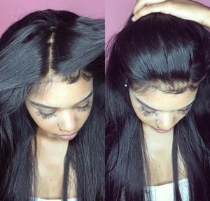 Brazilian Glueless Full Lace Human Hair Wigs For Black Women Cheap Brazilian Silky Straight Full Lace Wigs With Baby Hair Natural 4748384