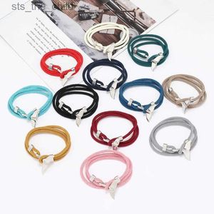 Chain Multi layer Milan Rope Viking Bracelet Charming Whale Tail Bracelet Mens Bracelet Jewelry Beach Bracelet Chain JewelryC24326