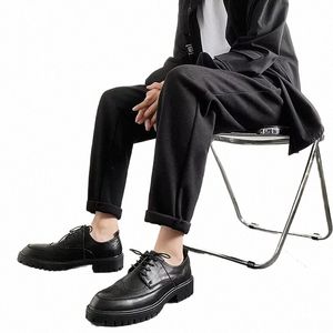 Pants Men British Streetwear Winter Pantales Homme spodnie delikatne proste, proste, swobodne koreańskie minimalist F0iU#