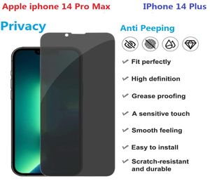 Apple iPhone 14 Pro Max Screen Protector Anti Peeping Teeping Glass Film iPhone 14 Plus Privacy7318206のアンチスパイ