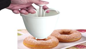 Plastic Doughnut Maker Machine Mold DIY Tool Kitchen Pastry Making Bake Ware Accessories6762836