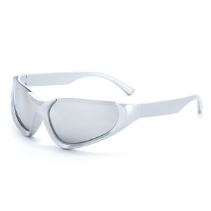 sunglasses for women Brand luxury mens designer sunglasses Sports riding sunglasses trend sun protection windproof sunglasses decorative mirror 9859 silver