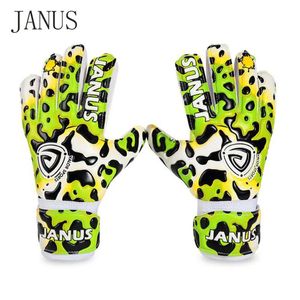 Янус, размер 37, стильные детские футбольные перчатки с защитой пальцев, профессиональные детские футбольные перчатки с леопардовым принтом, вратарь 240318