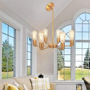 Ceiling Lights Modern Iron Chandelier For Indoor Lighting Nordic Flush Mount Lamp Gold Home Decor Fixture