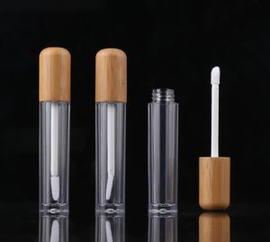 5 ml Vintage-Bambus-Verpackungsflasche, leere Lipgloss-Behälter, Balsam-Röhre, Kosmetikbehälter, Verpackung, Lippenstift, DIY6808613