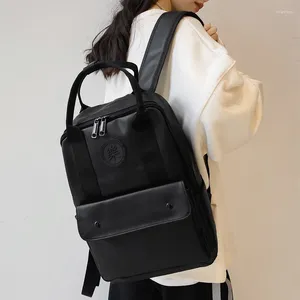 Ryggsäck dcimor cool pu läder kvinnor män bärbar resväska par storlek klassisk back pack mode skolväska för älskare bärbar dator