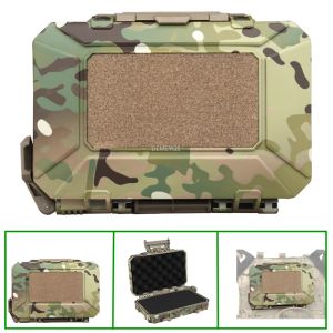 Bags Outdoor Hunting Tools Bag Army Tactical Pistols Accessories Storage Box with Foam Waterproof Military Gun Equipments Molle Case
