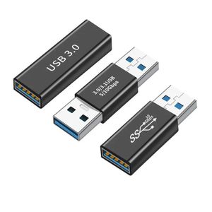 新しい2024タイプCからUSB 3.0アダプターOTG USB Cへのタイプメスからメスから雌のコンバーターコネクタアルミニウム合金USB Cコンバーター