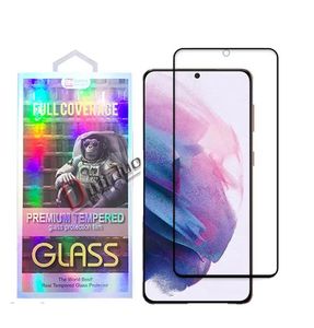 3D CUVRED KANT Fullt locket Tempererat glasskärmskydd för Samsung Galaxy S22 S21 S20 Note20 Ultra S10 S9 S8 Plus Note8 Note9 N9534080