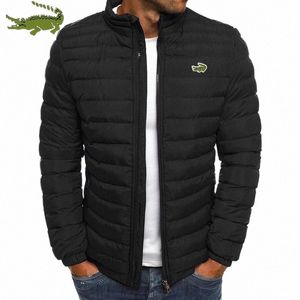 bordado Cartelo inverno quente packable jaqueta leve masculino para baixo preenchido bolha jaqueta de esqui acolchoado jaqueta mais grossa 21ba #