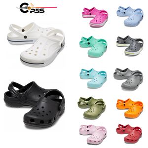 Free shipping fashion designer sandals kids shoes baby kids slippers slippers buckle classic men triple black white waterproof shoes nursing hospital universal