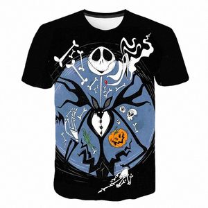 Halen Disney T-shirt The Nightmare Before Christmas Jack Skellingt 3D Print Uomo Donna Fi T Shirt Bambini Ragazzi Tees Tops k5pw #