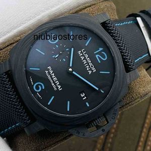 Zegarki dla mężczyzn Watch Oryginal Lumino Designer Series Nurkowanie z włókna węglowego Luminous Automatic Mechanical Watch