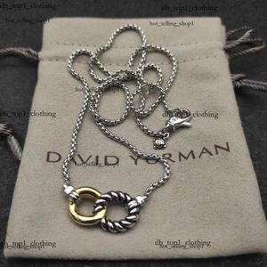 DY Männer Ring David Yurma Ringe für Frau Designer Schmuck Silber Dy Halskette Herren Luxus Schmuck Frauen Mann Junge Dame Geschenk Party Hochwertige David Yurma Halskette 325