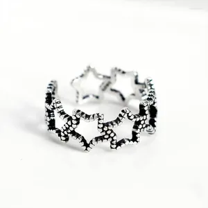 Cluster Rings sommarstrandsemester Knuckle Star for Women Girls Justerbar fingerring charm smycken grossistgåvor