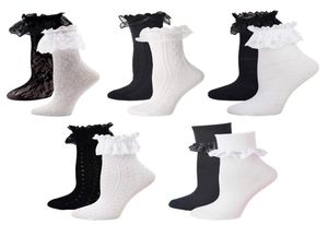 rmsweetyil lace ruffle fryly ankle socks for women white sexy sexy chute lolita sheer fishnetカジュアルレディースブラッククルードレスソック211209548451