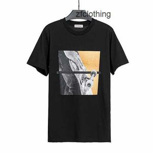 Designer Moda Abbigliamento T-shirt Palms Skateboard Stampato Manica corta High Street Allentato Uomo Donna Trend Marca Casual Girocollo T-shirt Summer Angels 32H2