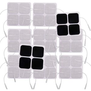 Hardware 40pcs TENS Unit Pads, 2X2 Electrodes for EMS Muscle Stimulator Electrotherapy Pads