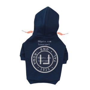 Designer hundkläder lyxig hund hoodie varm hund kläder mjuk fleece hundkläder hund tröja med klassiska brevmönster hund tröjor för små medelstora hundar katter y20