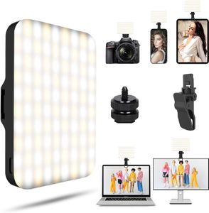 Luce LED per telefono - Luce fotografica portatile con 97+ CRI, temperatura colore fino a 6500K Luce per telefono per selfie