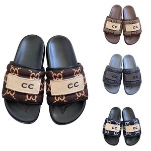 Designer Vacation Style Slippers Trendy 3cm Platform Mens Womens Fashion Soft Flat Shoes