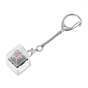 Keychains Single Switch Mechanical Keyboard Keychain For Gateron MX Switches Red