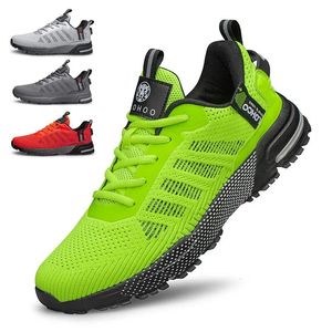 CLOHOO Mens Trendy Knitted Breathable Lightweight Comfy Sneakers For Running Jogging Wearresistant NonSlip Casual Sport Shoes 240320