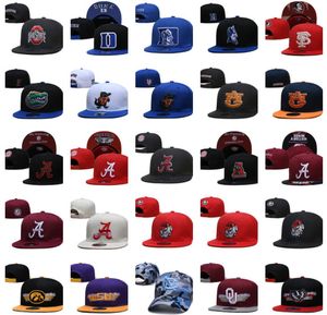 America College Hurricanes Crimson Gator Longhorns Clemson Sooners Hawkeyes snapback hats sport 32 teams football baseball basketball Snapbacks