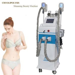 Criolipolisi verticale 7 in 1 congelamento del grasso mento rf pelle stringere cavitazione perdita di peso lipo laser forma del corpo macchina per terapia del freddo 3 maniglia criogenica