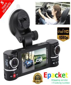 27QUOT 1080P HD 자동차 DVR CMOS 카메라 비디오 레코더 DASH CAM GSENSOR GPS 듀얼 렌즈 NEW 도착 4280880