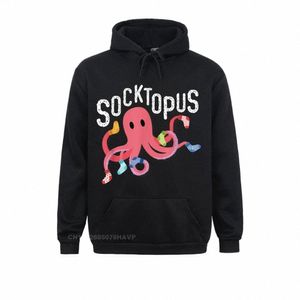 Grafik Männer Sweatshirts Socktopus Lustiger süßer Oktopus in Socken Grafik Geschenk Hoodie Fitn Tight Hoodies Hoods Lg Sleeve q8RD #