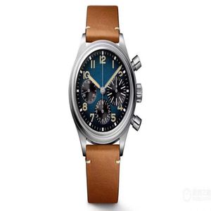 2021 Limited Edition Watch Diameter 41 mm med ETA7750 Automatisk kedje Mekanisk rörelseguide Wheel Chronograph Device Titanium254D