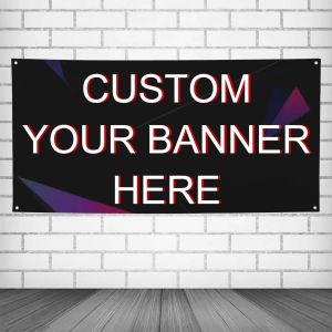 Acessórios banners e sinais personalizados para exterior, faixa de texto com foto personalizada, decoração de casa para festa de aniversário, formatura, casamento