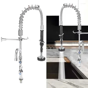 Bathroom Sink Faucets G1/2 Commercial Faucet With Pull Down Sprayer El Bar Counter Single Cold Water Tap