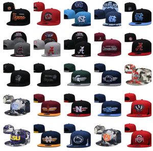 New America College Hurricanes Crimson Gator Carolina Clemson Rattlers Hawkeyes Wildcats Virginia Snapback Hats Teams Football Baseball Snapbacks