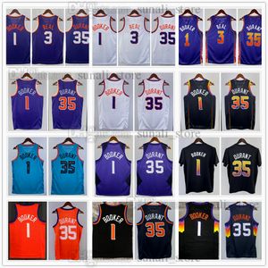 2023-24 City Purple Basketball Maglie Bradley 3 Beal Kevin 35 Durant Devin 1 Booker Edition Uomo Donna Gioventù