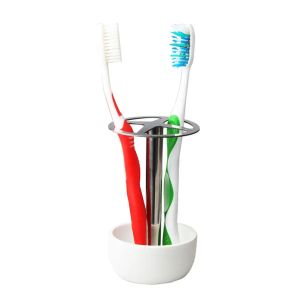 Holders Stainless Steel Toothbrush Holder Stand for Bathroom Vanity Countertop Comestic Brush Storage Organizer