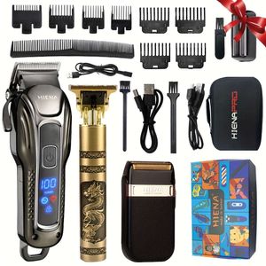 Professional Clippers, Grooming Shavers, Carving and Styling Tools, Men's Personal Care Set, Body Hair Trimmers, Perfect Gifts for Lovers Father's Day Gift
