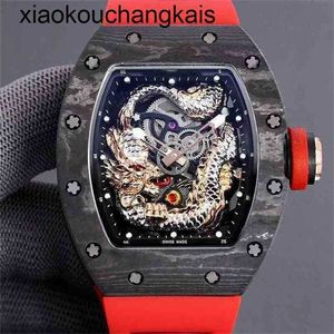 Richrsmill Watch Swiss Watch vs Factory Carbon Fiber Automatic Watch Factory Wristwatch Business Leisure RM5703F ULLYC IBERT APEM ENSW ATCHESHBMB1