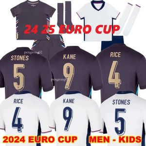 2024 Euro Cup Englands BELLINGHAM Maglie da calcio Squadra nazionale 2024 2025 TOONE Maglia da calcio BIANCO BRIGHT KANE STERLING RASHFORD SANCHO GREALISH Uomo Bambini Kit 77 79