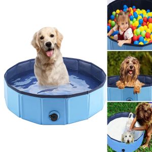 Diapers Foldable Dog Bath Swimming Pool Plastic Kiddie Pool Portable Tub Collapsible Grooming Bathtub for Pets Kids Baby and Toddler