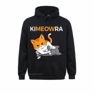 Jiu Jitsu Kimura Cute Kawaii Cat Divertente BJJ Felpe con cappuccio oversize Anime Fitn Felpe con cappuccio Fi Sportswears Mens S5Ly #