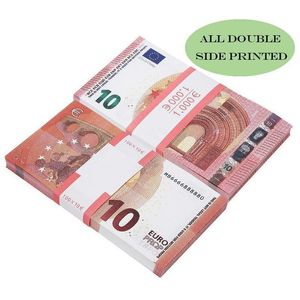 Other Festive Party Supplies Wholesale Top Quality Prop Euro 10 20 50 100 Copy Toys Fake Notes Billet Movie Money That Looks Real Dhc2U