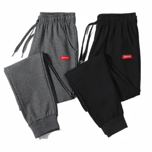 new Cott Sweatpants Men streetwear Trendy Pants Fi Pencil Linen Pants Male Casual Drawstring Trousers b5n2#