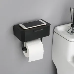Holders Toilet Paper Holder With Wipes Dispenser Multifunction Bathroom Storage Shelf Roll Paper Holder Stainless Steel Accessories