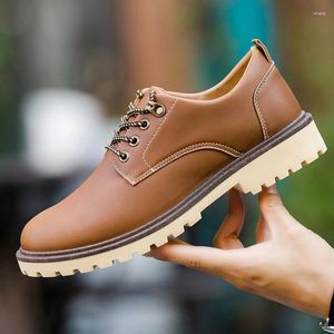 Shoes 394 Casual Leather Genuine Handmade Men Sping Autumn Business Fashion Brand 2024
